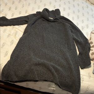 Max Studio Charcoal Turtleneck Sweater